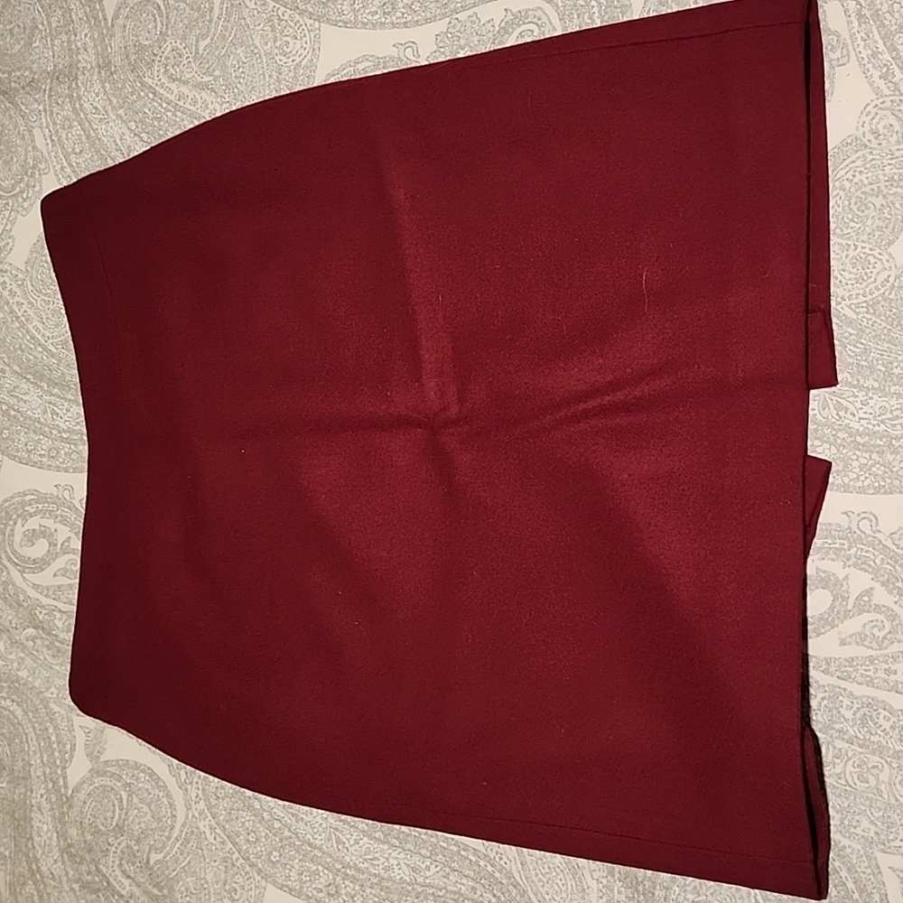J Crew The Pencil Skirt Eggplant Sz 10